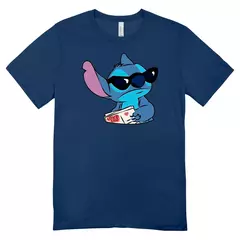 Camisa Feminina Baby Look Stitch Sitting