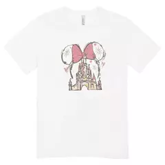 Camisa Feminina Baby Look Minnie Castle na internet