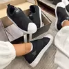 Tênis Feminino Slip-On Elástico Preto