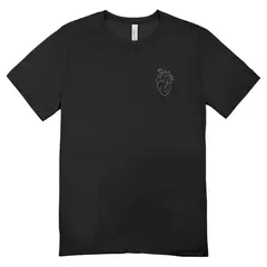 Camisa Feminina Baby Look Heart - comprar online