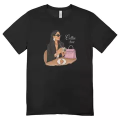 Camisa Feminina Baby Look Coffe Time na internet