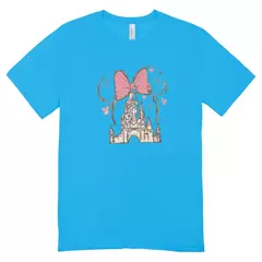 Camisa Feminina Baby Look Minnie Castle