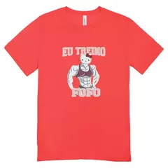 Camisa Feminina Baby Look Eu Treino Fofo
