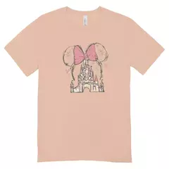 Camisa Feminina Baby Look Minnie Castle