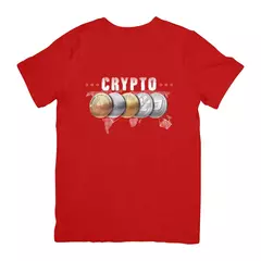 Camisa Cryptocurrency Crypto na internet