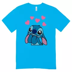 Camisa Feminina Baby Look Stitch in Love