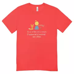 Camisa Feminina Baby Look Frase Do Pequeno Príncipe