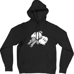 Blusa Moletom Gloves And Gun Com Capuz - comprar online
