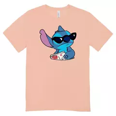 Camisa Feminina Baby Look Stitch Sitting