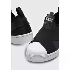 Tênis Feminino Slip-On Elástico Preto - Loja Urban Style