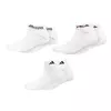 Kit 3 pares Meia Soquete Branca Marcas Sortidas