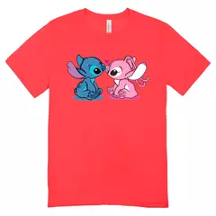 Camisa Feminina Baby Look Stitch and Angel - loja online