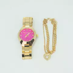 Kit Relógio Feminino Elegance e Pulseira com Pingente - Loja Urban Style