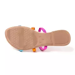 Sandália Rasteira Multicolor - loja online