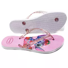 Chinelo Feminino Havaianas Stitch Gliter - comprar online