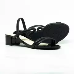Sandália Feminina Moleca Elástica Salto Bloco - comprar online