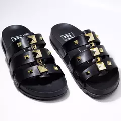 Sandália Papete Feminina Moleca Spike - Loja Urban Style