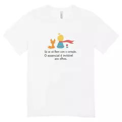 Camisa Feminina Baby Look Frase Do Pequeno Príncipe - loja online
