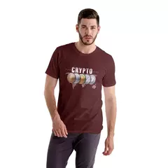 Camisa Cryptocurrency Crypto na internet