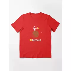 Camisa Bitcoin On The Moon na internet
