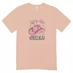 Camisa Feminina Baby Look Lets Go Girls na internet