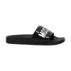Chinelo Masculino Slide com Estampa Moschino