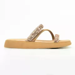 Sandália Feminina Papete Moleca Glitter - Loja Urban Style