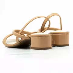 Imagem do Sandália Feminina Moleca Elástica Salto Bloco