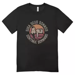 Camisa Feminina Baby Look Siga seus sonhos na internet