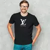 Camisa Louis Vuitton Big Logo