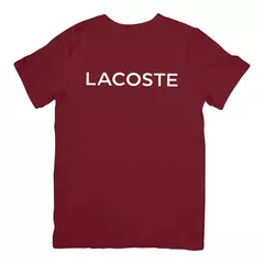 Camisa Lacoste Logo Writing - loja online