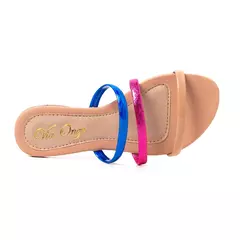 Sandália Rasteira Multicolor - Loja Urban Style