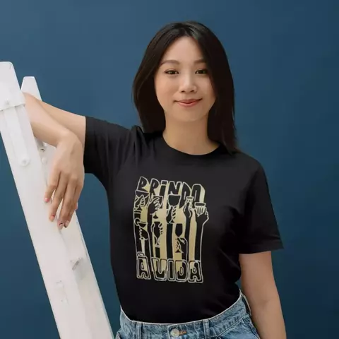Camisa Feminina Baby Look Brinde A Vida