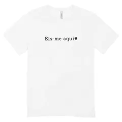 Camisa Feminina Baby Look Eis-me Aqui