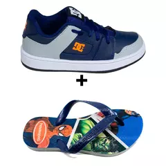 Kit Menino Tênis Infantil DC Shoes + Chinelo Infantil Havaianas Heróis - comprar online