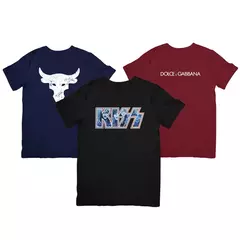 Kit 3 Camisetas Masculina Sortidas - Loja Urban Style