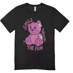 Camisa Feminina Baby Look Ursinha Punk