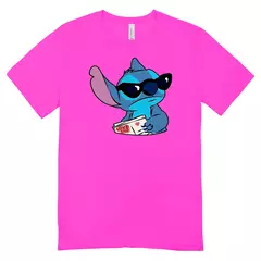 Camisa Feminina Baby Look Stitch Sitting