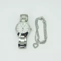 Imagem do Kit Relógio Feminino Elegance e Pulseira com Pingente