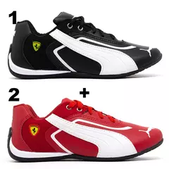 kit 2 Tênis Puma Ferrari na internet