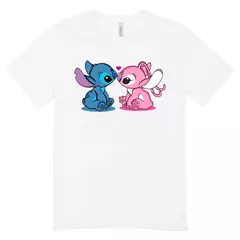Camisa Feminina Baby Look Stitch and Angel - loja online