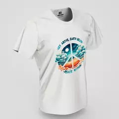 Camisa Masculina Paz e Amor - comprar online
