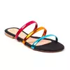Sandália Rasteira Multicolor