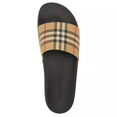 Chinelo Masculino Slide Burberry Xadrez Vintage na internet