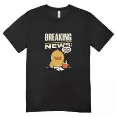Camisa Feminina Baby Look Breaking News