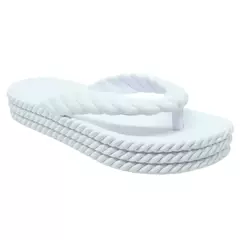Chinelo Feminino Trançado Nuvem Casual na internet
