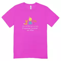 Camisa Feminina Baby Look Frase Do Pequeno Príncipe