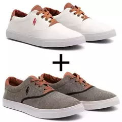 Kit 2 Sapatênis Masculino Polo - Loja Urban Style