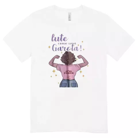 Camisa Feminina Baby Look Lute Como Uma Garota
