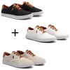 Kit 3 Sapatênis Polo Casual Masculino
